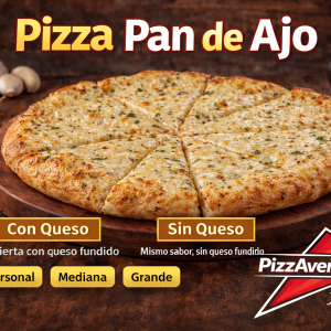 Pizza Pan de Ajo