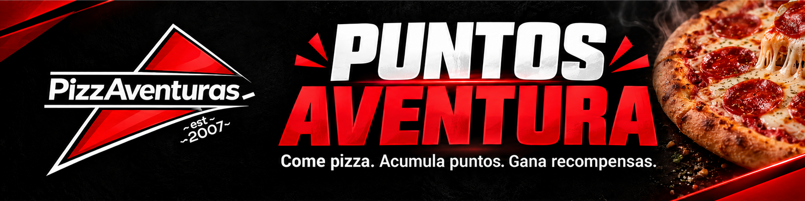 Puntos Aventura de PizzAventuras: come pizza, acumula puntos y gana recompensas